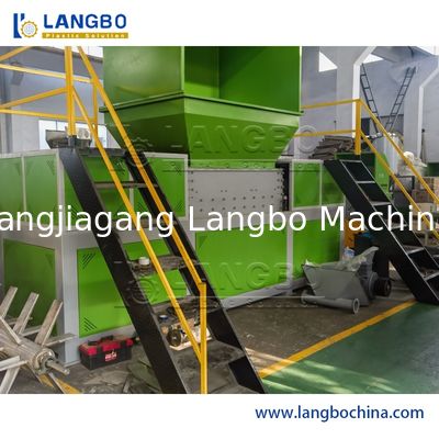 Plastic Crusher Machine for Large Waste Pet Bottle Film PP PE Daily Garbage PVC Pipes ABS PA PS Woven Bags Rubber Materials Volume Reduction Crushing Shredder