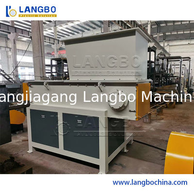 एचडीपीई प्लास्टिक पाइप, पीवीसी गांठ, शुद्धिकरण, प्लेट, लकड़ी के फूस श्रेडर क्रशर रीसाइक्लिंग मशीन