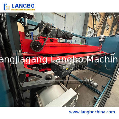 सिंगल स्क्रू एक्सट्रूडर पाइप मशीनरी पीई एचडीपीई पाइप एक्सट्रूज़न उत्पादन लाइन