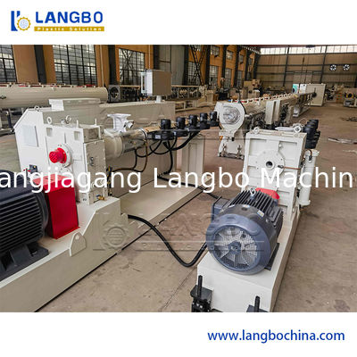 थोक प्लास्टिक पीई एचडीपीई पीपीआर पानी गैस तेल आपूर्ति पाइप ट्यूब एक्सट्रूज़न उत्पादन लाइन सिंगल स्क्रू एक्सट्रूडर बनाने की मशीन