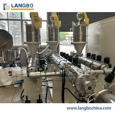 ऊर्जा-बचत स्वचालित 16-63 मिमी पीपीआर पाइप एक्सट्रूज़न बनाने की मशीन