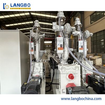 मल्टीलेयर पीपीआर पाइप एक्सट्रूज़न लाइन 16 मिमी - 63 मिमी 180 किग्रा / एच सीमेंस पीएलसी