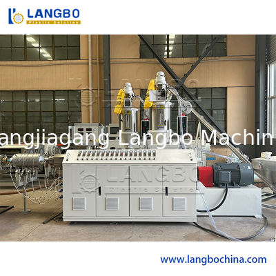 20-110 मिमी पाइप आकार के लिए 3 लेयर को-एक्सट्रूज़न SIEMENS PLC नियंत्रण के साथ PPR पाइप एक्सट्रूज़न लाइन