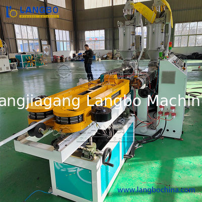 Single Screw Plastic Extruder Small Corrugated Pipe Making Machine