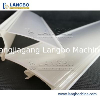 Plastic PP / PE / LDPE Soft PVC Transparent Profile Extruder