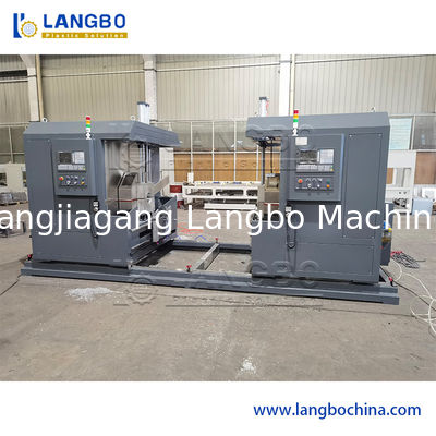 16-630 मिमी प्लास्टिक पाइप एक्सट्रूज़न लाइन के लिए पूर्ण स्वचालित सीएनसी/पीएलसी नियंत्रण पीवीसी पाइप थ्रेडिंग मशीन