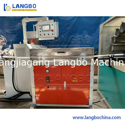 कम शोर शंकु जुड़वां पेंच extruder पीवीसी फाइबर प्रबलित नरम पाइप बनाने