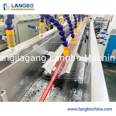 पीवीसी ब्रेडेड फाइबर प्रबलित पाइप/नली मशीन/पीवीसी गार्डन पाइप बनाने की मशीन