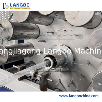 पीवीसी ब्रेडेड फाइबर प्रबलित पाइप/नली मशीन/पीवीसी गार्डन पाइप बनाने की मशीन