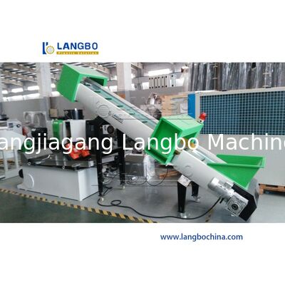 बिल्ट-इन एग्लोमरेशन मशीन के साथ प्लास्टिक रीसाइक्लिंग पेलेटिज़िंग लाइन