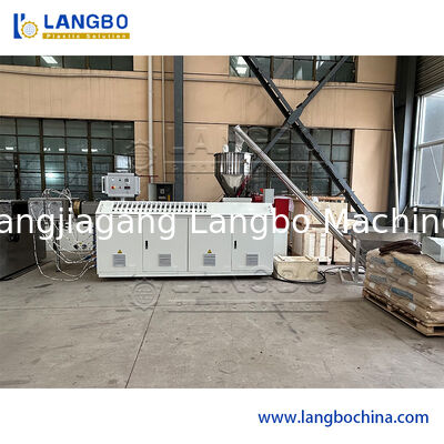 PVC PP HDPE Mpp PE PPR UPVC Plastic Profile Extruder Extrusion Making Machine