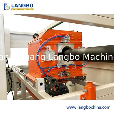 स्वचालित प्लास्टिक एचडीपीई पीई पानी के केबल पाइप extruder extrusion बनाने की मशीन