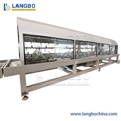 गैस वॉटर पीई पाइप एक्सट्रूज़न लाइन एकल आउटलेट 4 - 9 मीटर / न्यूनतम क्षमता