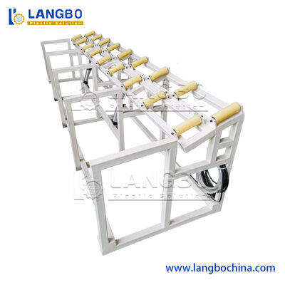 गैस वॉटर पीई पाइप एक्सट्रूज़न लाइन एकल आउटलेट 4 - 9 मीटर / न्यूनतम क्षमता