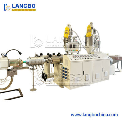 मार्क लाइन 63 मिमी पीएलसी रिमोट कंट्रोल के साथ प्लास्टिक पीपीआर पाइप एक्सट्रूज़न उत्पादन