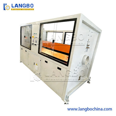 75 - 315 मिमी पीवीसी पाइप एक्सट्रूज़न लाइन 25 मिमी सॉकेट बनाने की मशीन के साथ