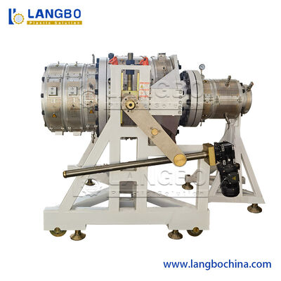 प्लास्टिक पीवीसी पाइप उत्पादन लाइन मशीन शंक्वाकार ट्विन स्क्रू एक्सट्रूडर