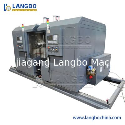 स्वचालित प्लास्टिक पाइप थ्रेडर उत्पादन लाइन पीपी पीई पीवीसी पाइप थ्रेडिंग मशीन