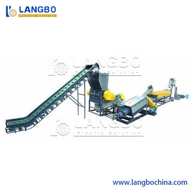 कुचल कचरा प्लास्टिक पुनर्चक्रण pelletizing मशीन