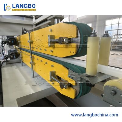 प्लास्टिक पीपीआर पीई पाइप बनाना लाइन 3 परत पीएलसी रिमोट कंट्रोल