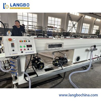 कम शोर 20-63 मिमी पीपीआर पाइप एक्सट्रूज़न लाइन 3 परत पीपीआर ग्लासफाइबर पाइप विनिर्माण