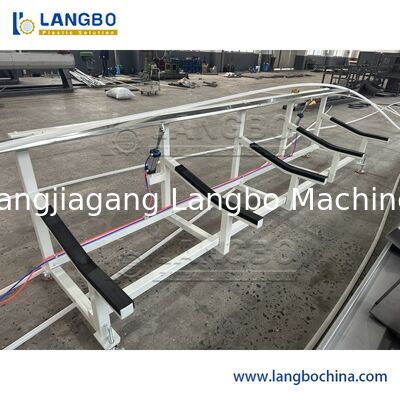 350kgs/घंटा क्षमता और SIEMENS PLC नियंत्रण के साथ 3 लेयर को-एक्सट्रूज़न पीपीआर पाइप एक्सट्रूज़न लाइन