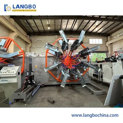 श्नाइडर इलेक्ट्रिकल कंपोनेंट्स ऑटोमैटिक प्लास्टिक ट्यूबर रिवाइंडर मशीन फॉर पीई एचडीपीई नालीदार पाइप कॉइलिंग रेंज 1600-3200mm