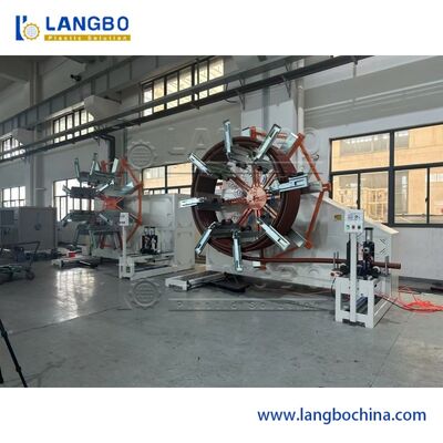 प्लास्टिक पीई सॉफ्ट पाइप नालीदार नली ट्यूब वाइंडिंग मशीन कॉइल बनाने के लिए