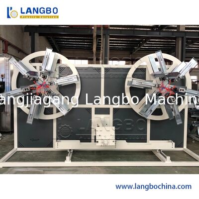 स्वचालित प्लास्टिक घुमावदार समाधान के लिए पीई ट्यूब रोलिंग मशीन