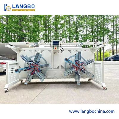 पीई बड़े व्यास के पाइप एक्सट्रूज़न मशीन के लिए स्ट्रैपिंग मशीन के साथ प्लास्टिक पाइप रोलिंग मशीन