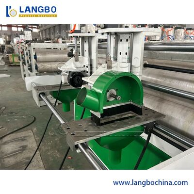 फोम बोर्ड सिंगल स्क्रू एक्सट्रूडर मशीन पूर्ण स्वचालित नियंत्रण नई हालत