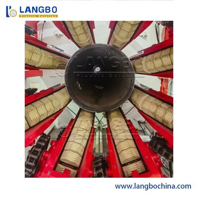 प्लास्टिक पीवीसी जल निकासी पाइप extruder घुमावदार पाइप extrusion बनाने की मशीन