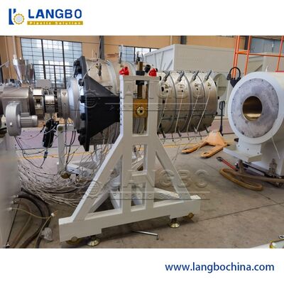 प्लास्टिक पीवीसी जल निकासी पाइप extruder घुमावदार पाइप extrusion बनाने की मशीन