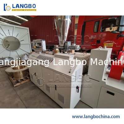 उच्च उन्नत पीवीसी एचडीपीई पीई प्लास्टिक पाइप बनाने की मशीन 315 मिमी एक्सट्रूज़न लाइन मशीन