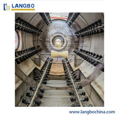 जल आपूर्ति पाइप ट्विन पेंच और बैरल डिजाइन के लिए उच्च गति पीवीसी पाइप extruder मशीन