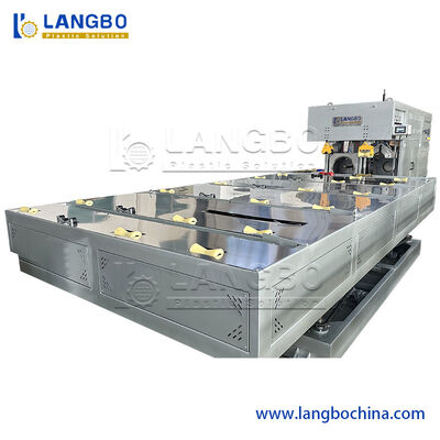 पूर्ण स्वचालित प्लास्टिक पीवीसी ट्यूब पाइप एक्सट्रूज़न बेलिंग मशीन