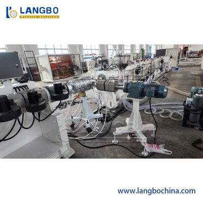 75-315 मिमी डबल सिंगल मल्टीप्लेयर पीई पाइप एक्सट्रूज़न लाइन / एचडीपीई पाइप बनाने की मशीन / प्लास्टिक पाइप उत्पादन लाइन