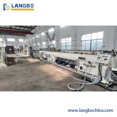 75-315 मिमी डबल सिंगल मल्टीप्लेयर पीई पाइप एक्सट्रूज़न लाइन / एचडीपीई पाइप बनाने की मशीन / प्लास्टिक पाइप उत्पादन लाइन