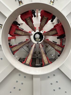 900KG/H 400-710mm प्लास्टिक यूपीवीसी बनाने वाली मशीन फैक्ट्री चीन में