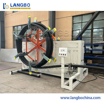 पीई पाइप एक्सट्रूडर | स्वचालित फीडिंग सिस्टम समान मिश्रण के लिए उच्च-सटीकता स्क्रू