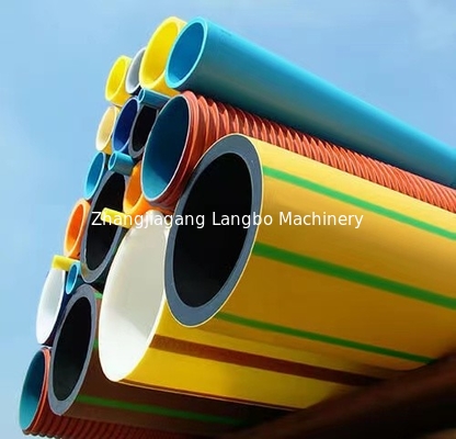 बड़े व्यास प्लास्टिक पीई एचडीपीई पानी की आपूर्ति पाइप उत्पादन लाइन extrusion बनाने की मशीन