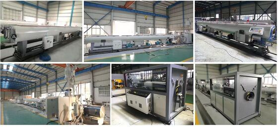 स्वचालित एचडीपीई पाइप एक्सट्रूज़न मशीन 65 मिमी सीमेंस मोटर