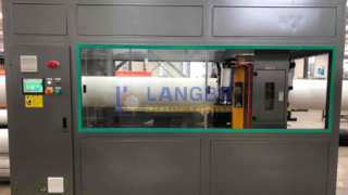 110 मिमी पीई पाइप उत्पादन एक्सट्रूज़न लाइन पीएलसी सिंगल स्क्रू