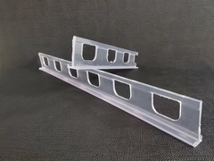 सुपरमार्केट केबल कवर पारदर्शी पीवीसी प्रोफाइल उत्पादन लाइन