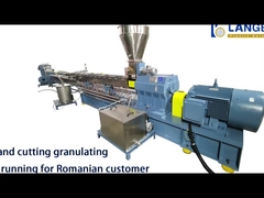 एचडीपीई / पीईटी प्लास्टिक पेलेटाइजिंग मशीन सिंगल स्टेज एक्सट्रूडर ऊर्जा बचत