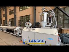 पीपी एचडीपीई पीई प्लास्टिक पाइप एक्सट्रूज़न मशीन / बनाने की मशीन / उत्पादन लाइन