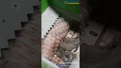 कुशल प्लास्टिक रीसाइक्लिंग के लिए सिंगल शाफ्ट श्रेडर #सिंगलशाफ्टश्रेडर#प्लास्टिकश्रेडिंग