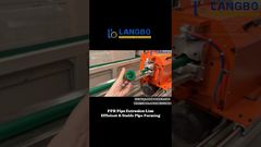 प्लंबिंग अनुप्रयोगों के लिए हाई स्पीड पीपीआर पाइप उत्पादन लाइन #pprpipe#pipeextrusion