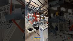 63-160 मिमी पीई पाइप कोइलर मशीन परफेक्ट रनिंग #मशीन #फैक्टरी #पीईपाइप