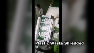 प्लास्टिक बोतल बुना बैग पीपी/पीई/एचडीपीई/एलडीपीई रीसाइक्लिंग श्रेडर